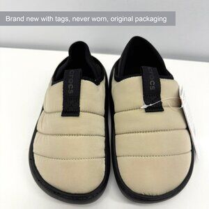 CROCS - Classic Puff Moc (Color: Moth) - Brand New, Never Worn, with tags!